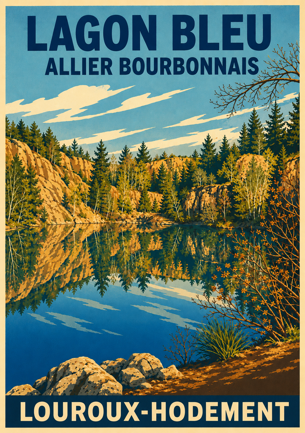 Le lagon bleu - Louroux-Hodement